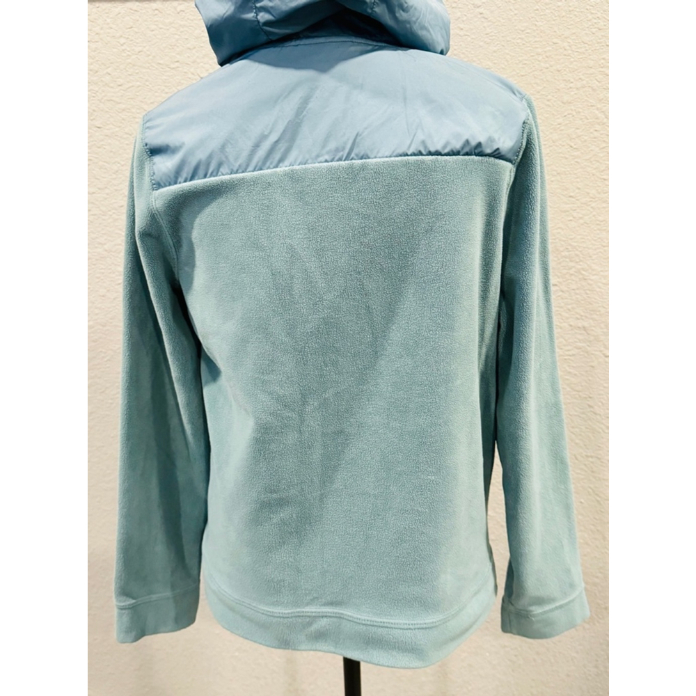 Nike Women's Light Blue Hooded Fleece Jacket - Size XL - Picture 6 of 9